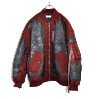 meagratia / Floral Printed Sheer MA-1【限定別注カラー】