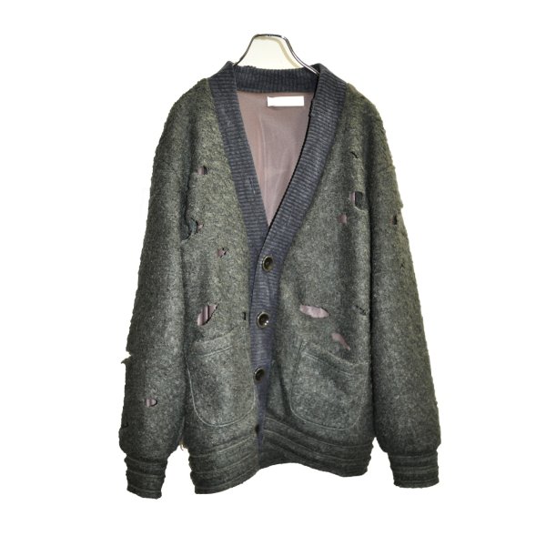 画像1: meagratia / Loop Tweed Cardigan