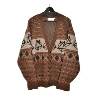 el conductorH / Wool Nordic Knit Cardigan