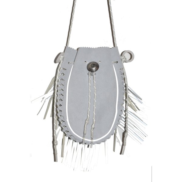 画像2: blackmeans/ Leather Fringe Shoulder Bag