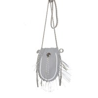 blackmeans/ Leather Fringe Shoulder Bag