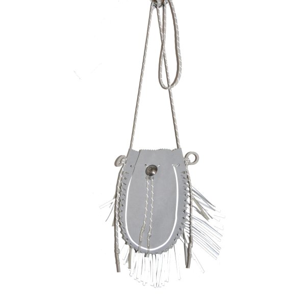 画像1: blackmeans/ Leather Fringe Shoulder Bag