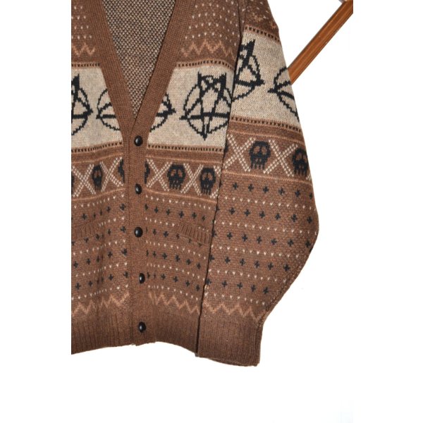 画像3: el conductorH / Wool Nordic Knit Cardigan