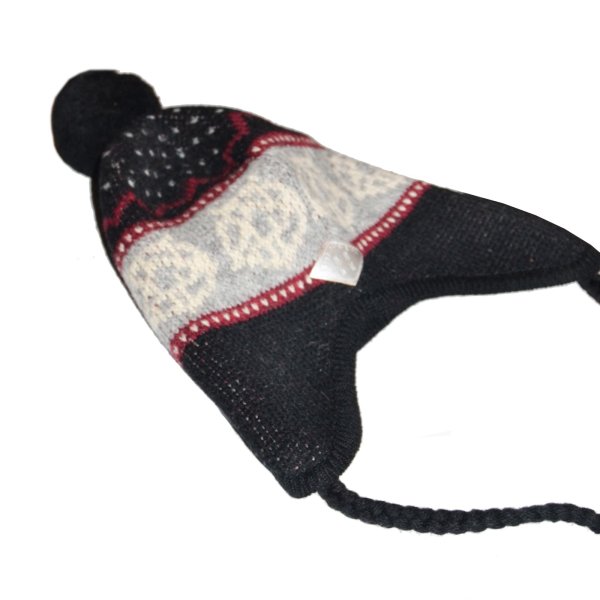 画像3: el conductorH / Wool Knit Flap Pompom Beanie