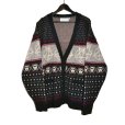 画像1: el conductorH / Wool Nordic Knit Cardigan (1)