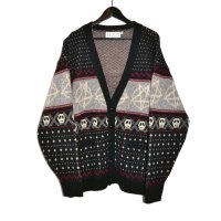 el conductorH / Wool Nordic Knit Cardigan
