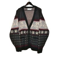 el conductorH / Wool Nordic Knit Cardigan