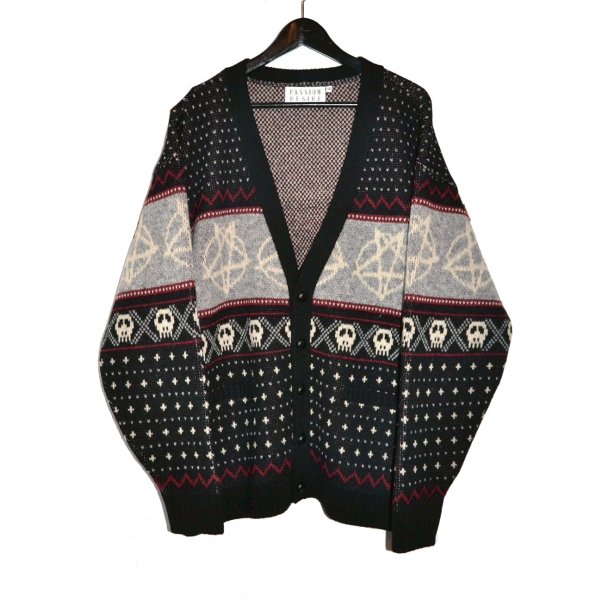 画像1: el conductorH / Wool Nordic Knit Cardigan