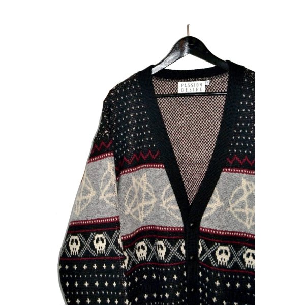 画像2: el conductorH / Wool Nordic Knit Cardigan