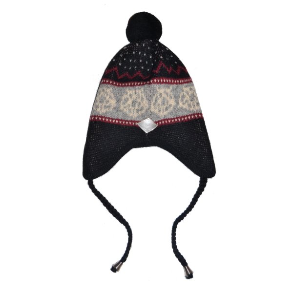 画像2: el conductorH / Wool Knit Flap Pompom Beanie