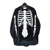 SEVESKIG / Bone Velvet Pullover Shirt