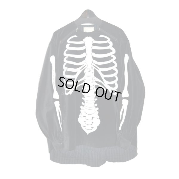 画像1: SEVESKIG / Bone Velvet Pullover Shirt