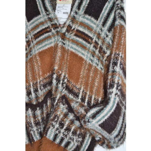 画像4: SEVESKIG / Lustre Check Knit Cardigan