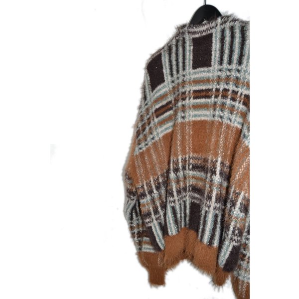 画像5: SEVESKIG / Lustre Check Knit Cardigan