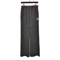el conductorH / Cotton Washed Jersey Track Trousers (Black)