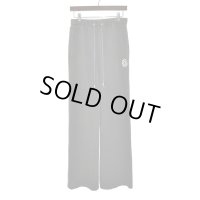 el conductorH / Cotton Washed Jersey Track Trousers (Black)