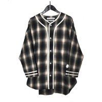 el conductorH / Check Flannel Baseball Shirt