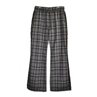 A PUZZLING HOME / Ombre Check Fringe Pants 