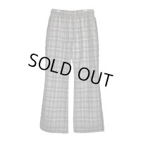 A PUZZLING HOME / Ombre Check Fringe Pants 