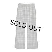 A PUZZLING HOME / Ombre Check Fringe Pants 