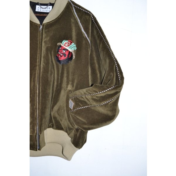 画像2: el conductorH / Velveteen Yama King Embroidered Souvenir JKT