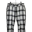 画像2: A PUZZLING HOME / Ombre Check Fringe Pants  (2)