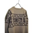 画像4: TUITACI / Sun Face Overlay Sweater (4)