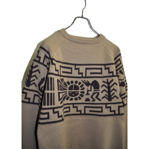 画像4: TUITACI / Sun Face Overlay Sweater