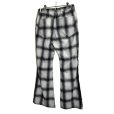 画像4: A PUZZLING HOME / Ombre Check Fringe Pants  (4)