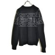 画像1: TUITACI / Sun Face Overlay Sweater (1)