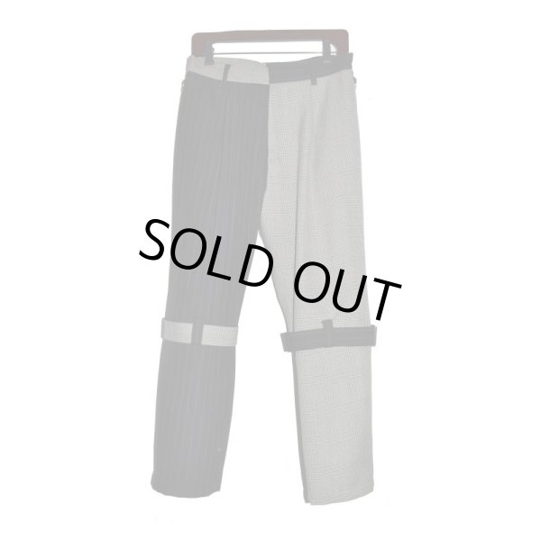 画像1: el conductorH/Crazy Pattern Wool Bondage Trousers (1)