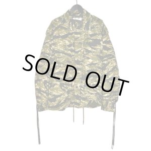 画像: el conductorH / Distressed Cotton Laceup Field Jacket