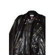 画像4: el conductorH /x blackmeans DISTRESSED LEATHER BIKER JKT(PLAIN) (4)