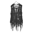 画像1: el conductorH/ × blackmeans Fringe Knit Vest (1)