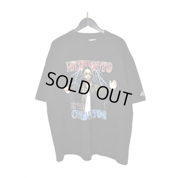 画像1: el conductorH/× NISHIMOTO IS THE MOUTH  Stone Decorated T-shirt 'The conductor (1)