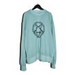 画像1: el conductorH / Pigment Dye Cotton Crewneck Sweater "Pentagram" (1)