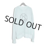 画像: el conductorH / Pigment Dye Cotton Crewneck Sweater "Pentagram"