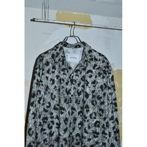 画像2: SHINICHISUMINO / Leopard Pain Weave Shirt (2)