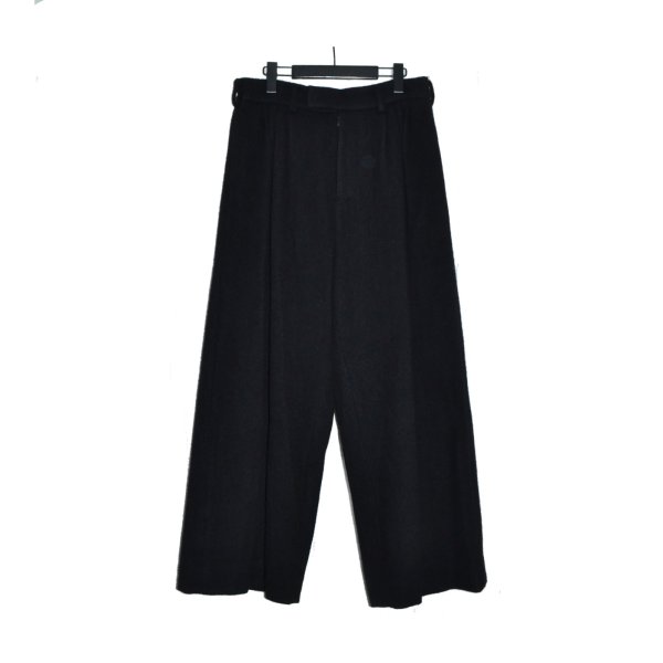 el conductorH/Flannel Wool 4Tuck Super Wide Trousers