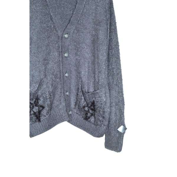 画像3: el conductorH / Shaggy Knit Cardigan 'PENTAGON (3)