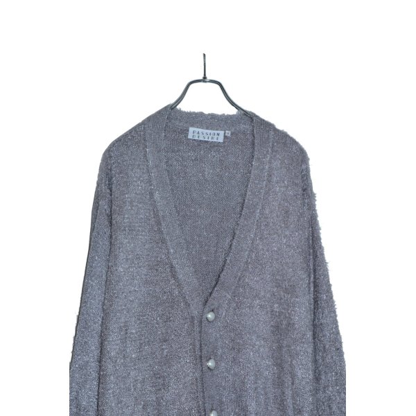 画像2: el conductorH / Shaggy Knit Cardigan 'PENTAGON (2)