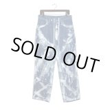 画像: SUPERTHANKS / Silver Paint Flared Denim Pants