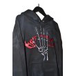 画像3: DAT ROLLY / Embroidery Skeleton Hand Hoodie (3)