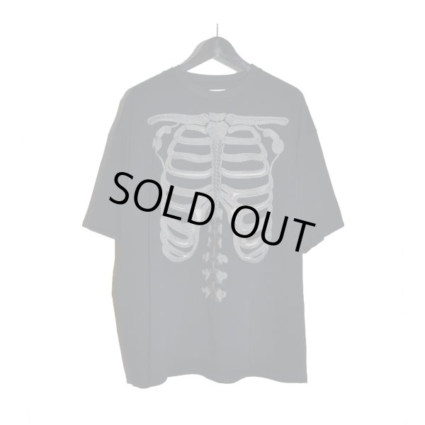 画像1: el conductorH / Cord Embroidered T-Shirt ' BONE (1)