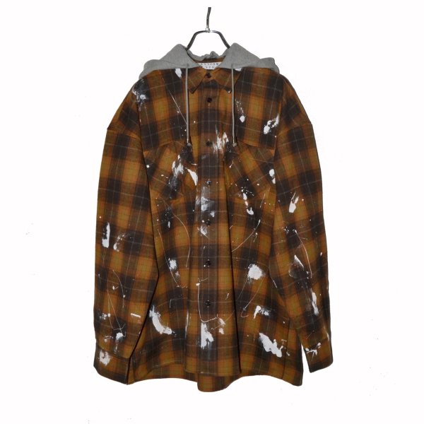 画像1: el conductorH / Teenage Hooded Flannel Shirt (1)