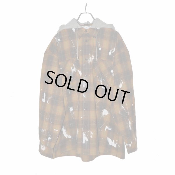 画像1: el conductorH / Teenage Hooded Flannel Shirt (1)
