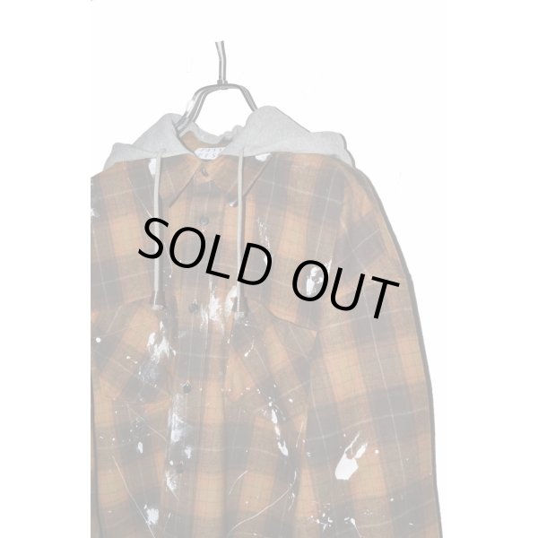 画像2: el conductorH / Teenage Hooded Flannel Shirt (2)