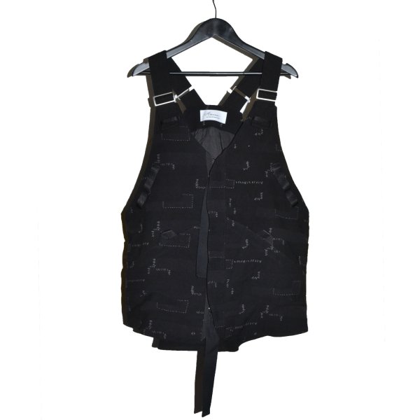 画像1: Azuma. / Crust Jacquard Field Vest (1)