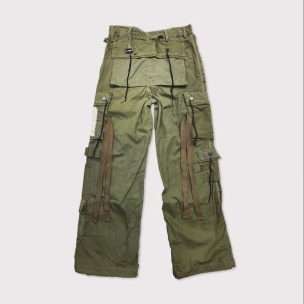 画像2: MINUS / Slash Seam HBT Cargo(Vintage US ARMY Sleeping Bag Case) (2)