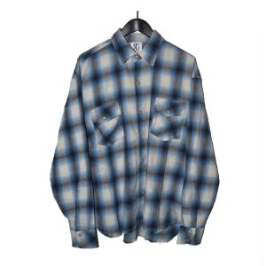画像: ROOT GATE / Distressed Ombre Shirts